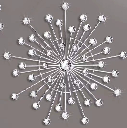 Добавьте круг гипсофилы, цветочное искусство, снежинки.