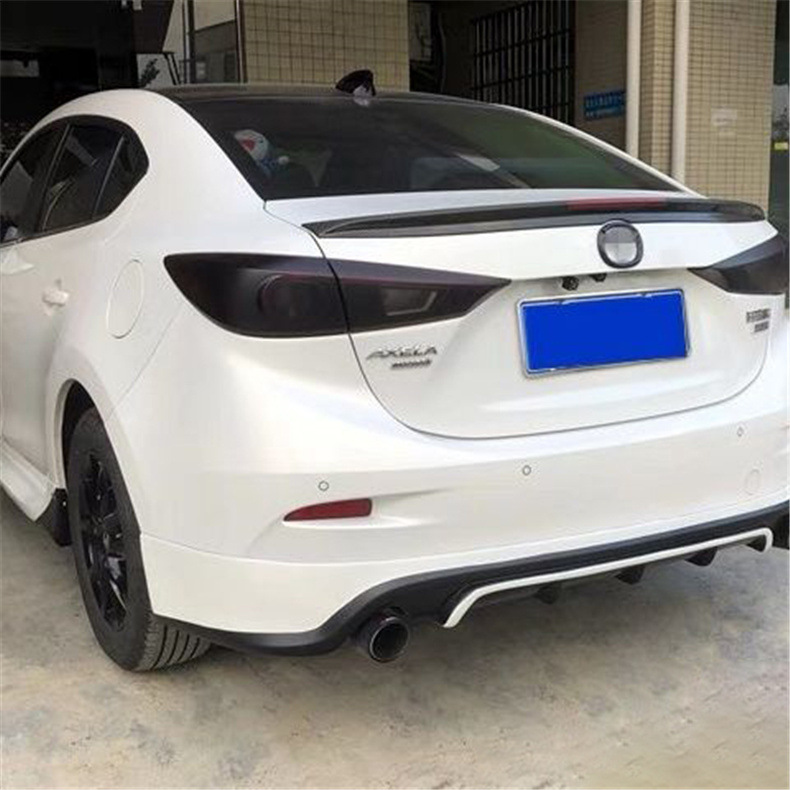 Suitable for 14-18 Mazda 3 Axela Body Kit Modification Parts, Including Front Spoiler, Side Skirts, and Rear Lip, Wholesale