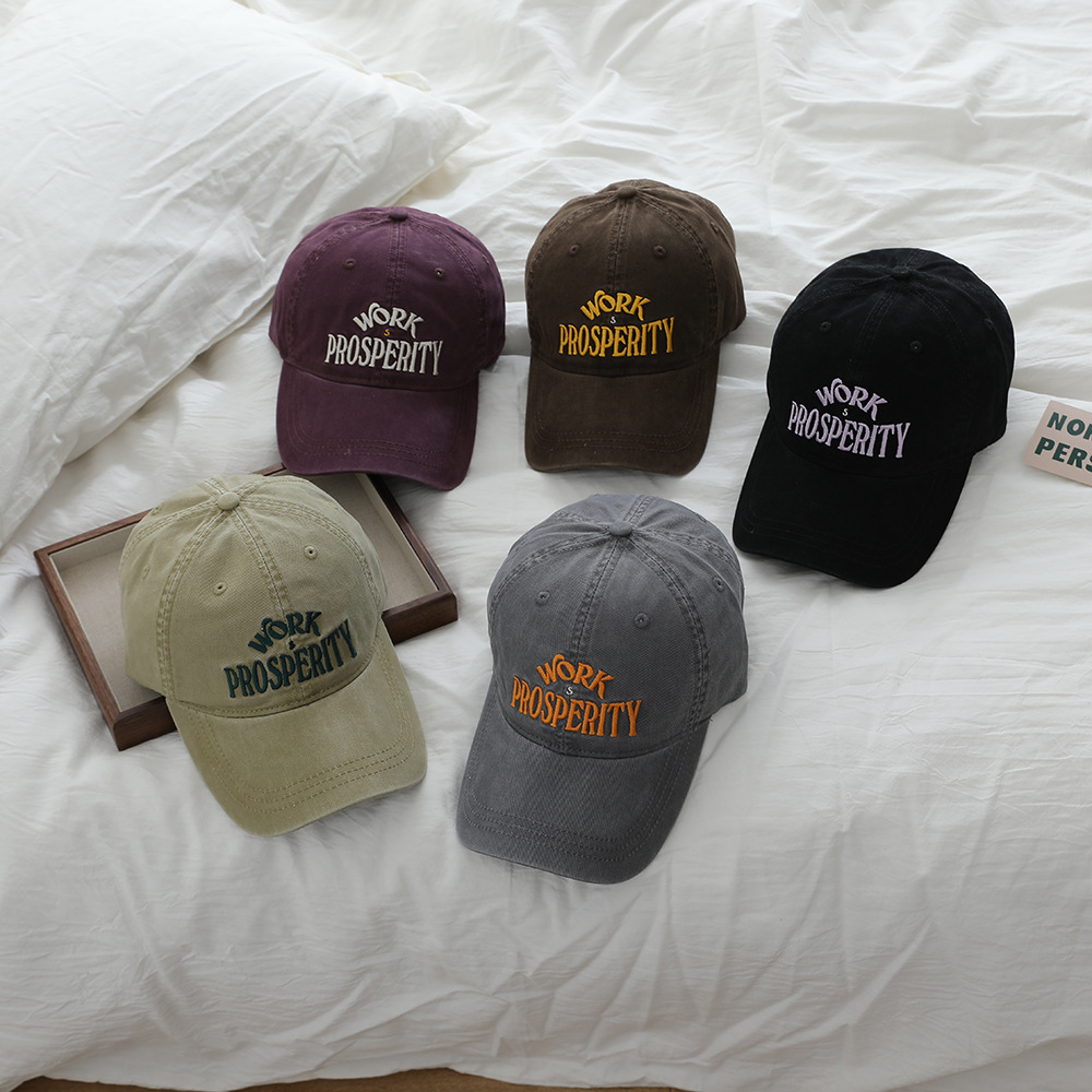 Hanfeng personalidad letras para niños sombrero de lengua de pato suave superior versátil modelado gorra de béisbol sombrero de sombrero de sombrero