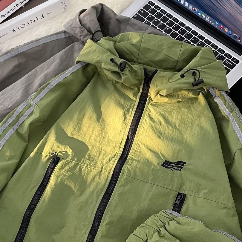 Men's summer sun protection clothing, UV protection jacket, outdoor fishing coat, trendy brand, fashionable summer thin jacket