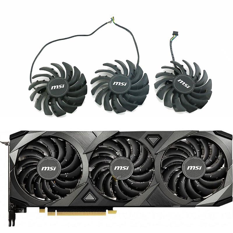 Applicable to MSI Microstar RTX3070 3080 3090VENTUS graphics card fan PLD09210S1