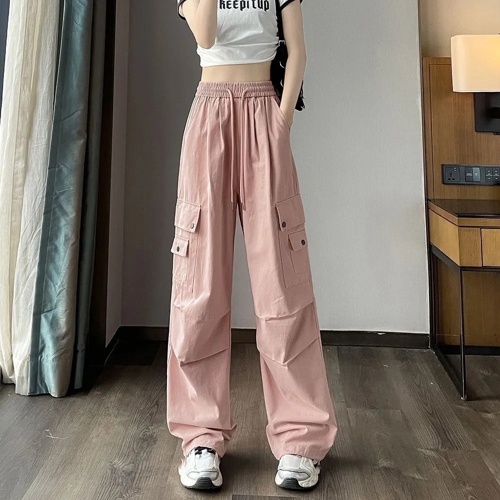 Pantalones Cargo Tipo Paracaidista para Mujer de Poliéster
