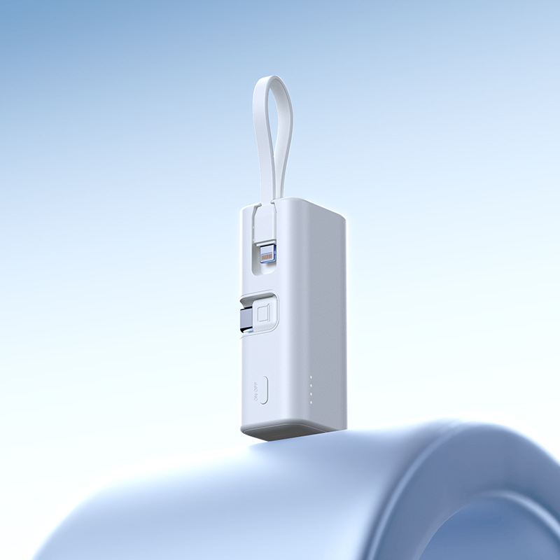 Cargador Portátil Inalámbrico Tipo Cápsula de Plástico, Pequeño y Portátil image 12
