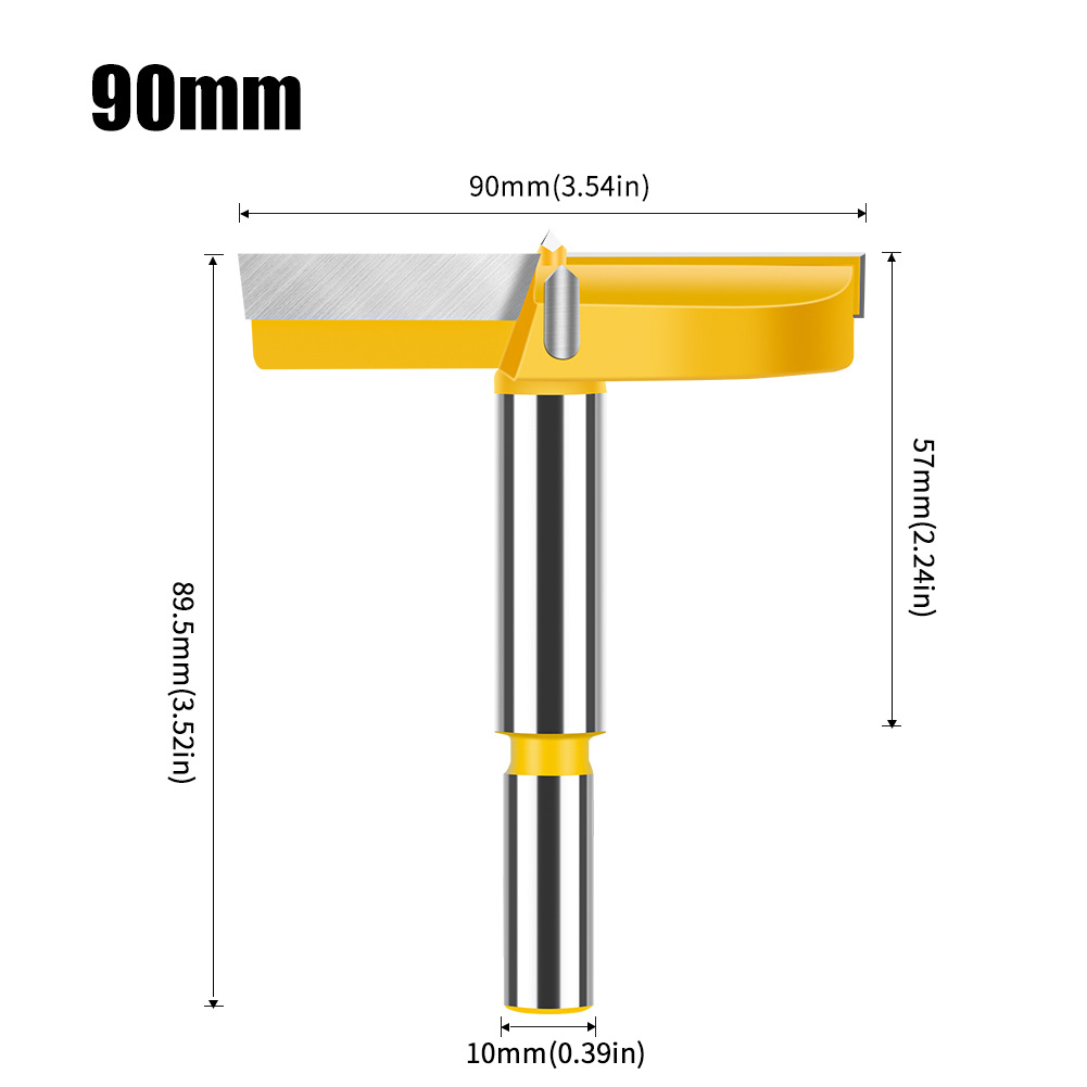 Profesional madera agujero abridor 15-100mm mano taladro madera escariado bisagra aleación madera de plástico