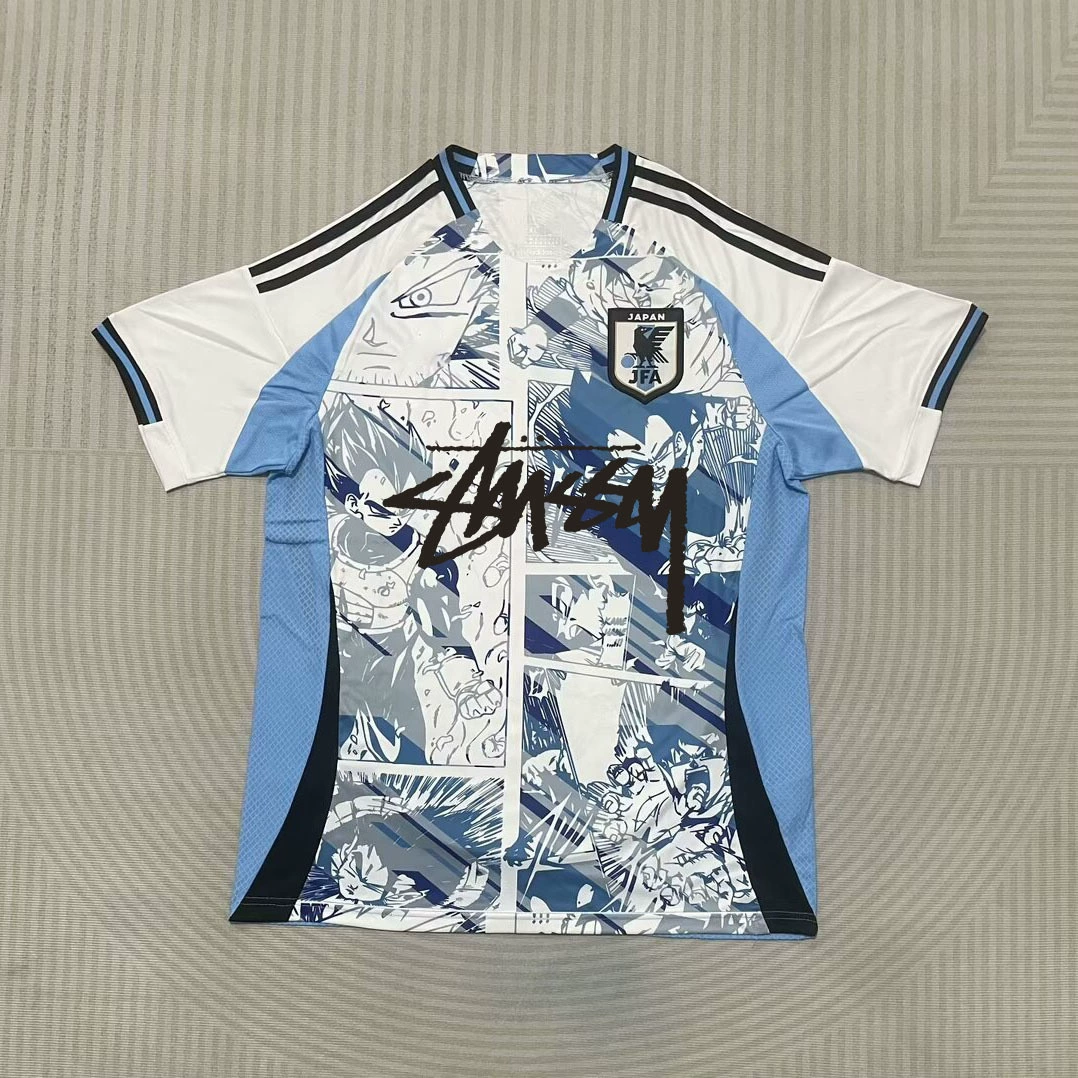 Футболка Stussy Stussy с подписью, Аргентина, Интер, Бразилия, Италия, Фламенго, короткие рукава