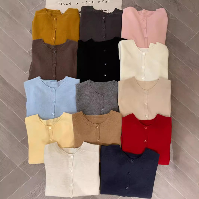 110 Packs Seamless One Superfine Full Wool Knitted Cardigan Women's Autumn and Winter Merino Sweater Sweater Coat 110 Packs Seamless One Superfine Full Wool Knitted Cardigan Women's Autumn and Winter Merino Sweater Sweater Coat