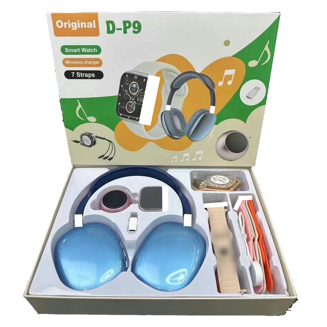 跨境爆款D-P9智能手表男S10蓝牙通话耳机Ultra心率运动健康长续航