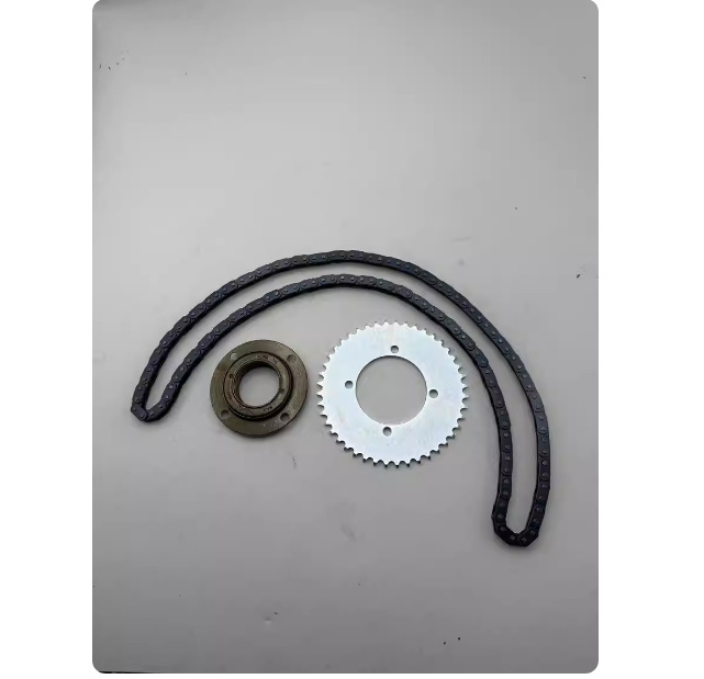 Little Dolphin Scooter Accessories 25H # 55 Teeth and Four Holes T8F # 44-Tooth Equal-Speed Reduction Chainring Without Teeth Flywheel Chainring