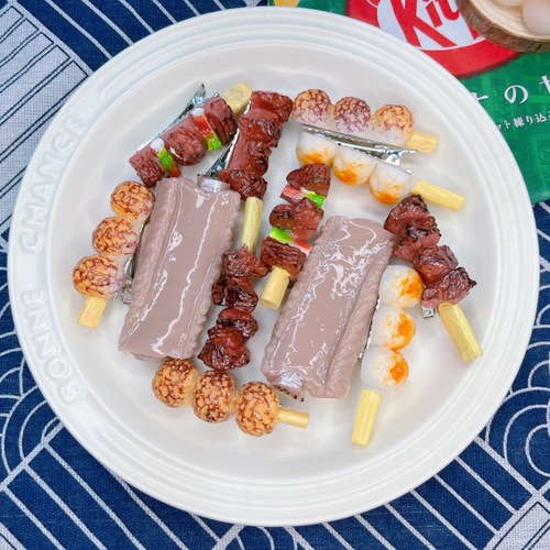 Snacks BBQ Creative Funny Hair Clips Head Accessories Personalized Hair Clips Ins Side Clip Yiwu Accessories Hair Accessories Duckbill Clip