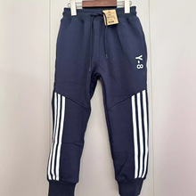 外贸尾货质量好特价处理 男童纯棉松紧腰绳运动休闲加绒保暖裤