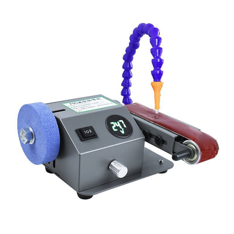 批发流动水冷磨刀机全自动小型电动水磨砂带机磨刀神器磨剪刀机器