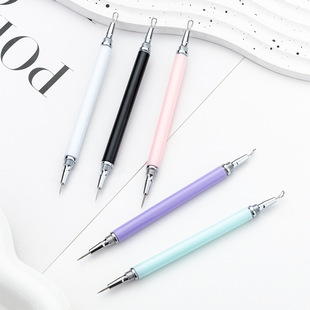 Double-Headed Acne Needle, Acne Squeezing Needle, Blackhead Removal Needle, Stowable Hidden Acne Needle, Portable Beauty Acne Needle