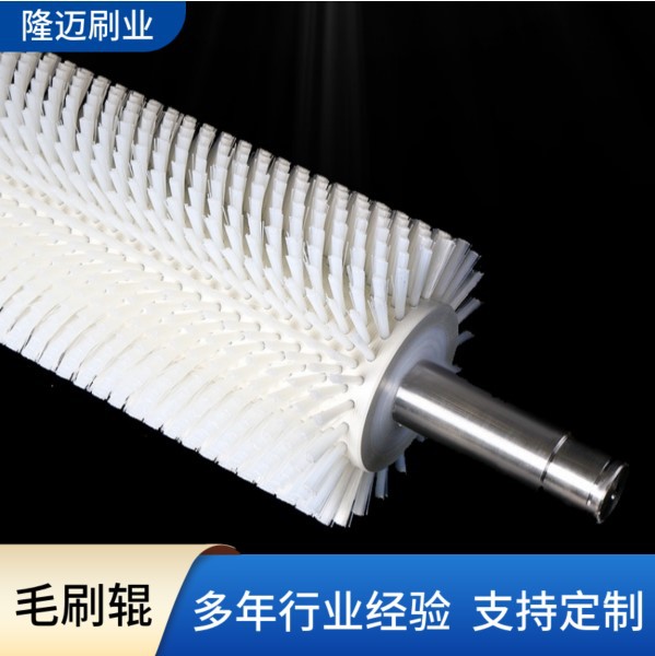 供应工业毛刷辊刷耐磨闹高温滚刷小型尼龙丝刷除尘空心圆形圆柱刷