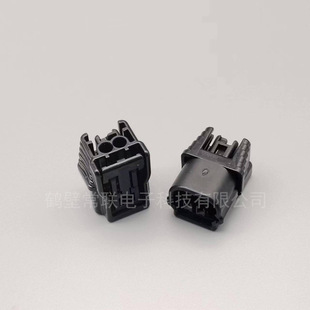 6189-7036 HVG4-2FAY-B 2-hole black plug jacket connector