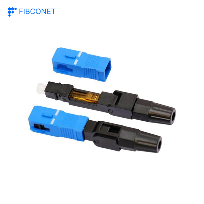 Indoor G652D /G657A2 fiber optic quick connector single mode | PEI material