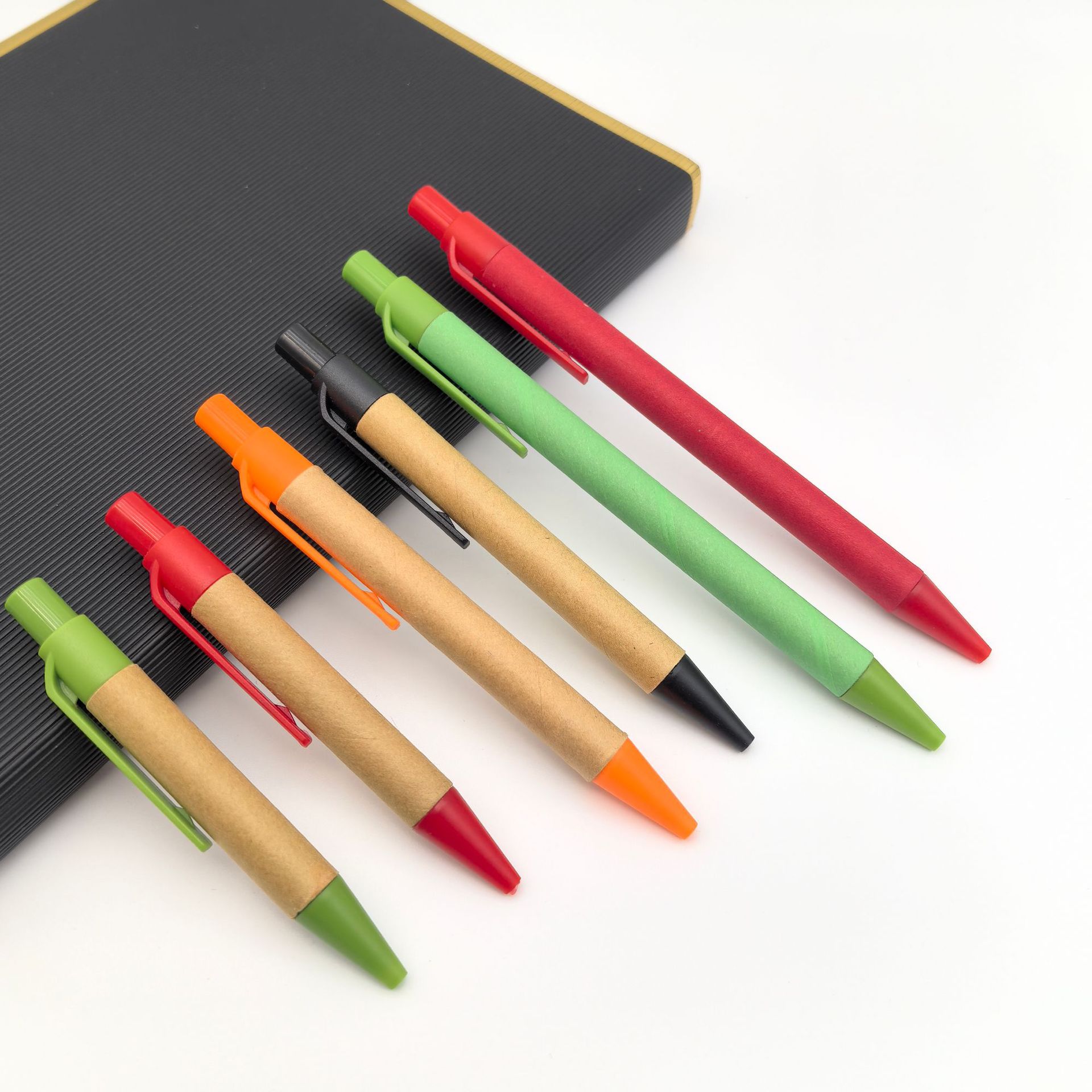 Nuevo tipo personalizado de bolígrafo de tubo de papel puede personalizar longitud de tubo de papel bolígrafo ecológico degradable publicidad bolígrafo