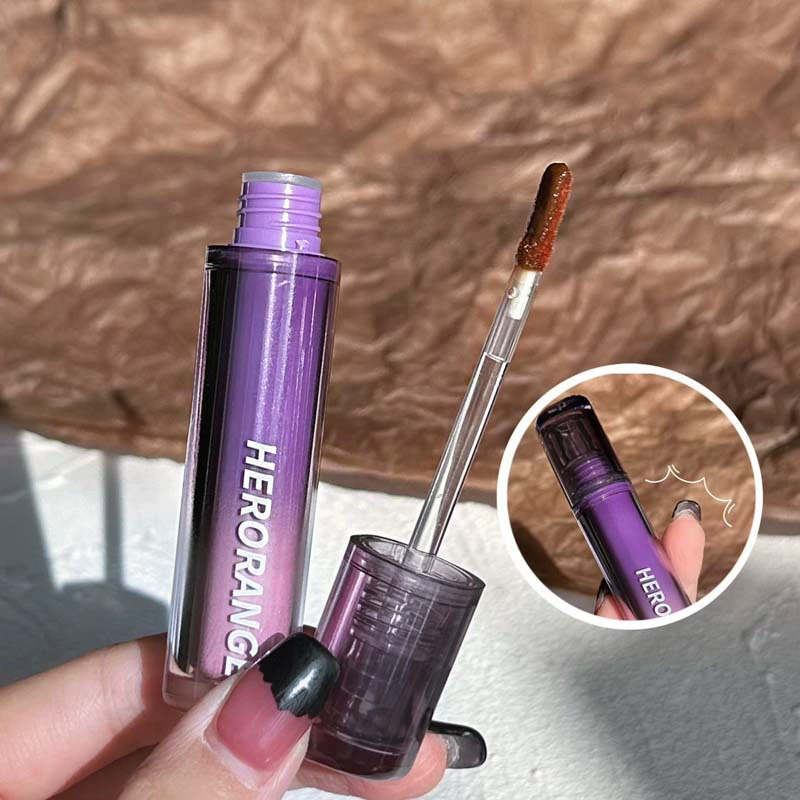 HERORANGE Moisturizing glass lipstick, mirror effect, long-term effect, wholesale
