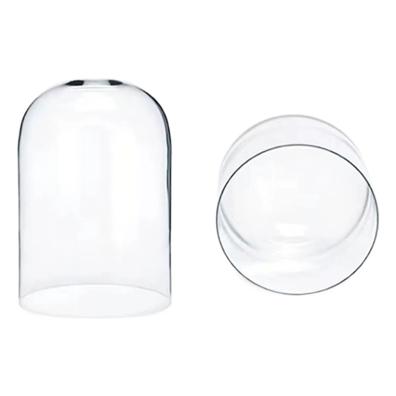 Оптовая продажа: стеклянные колпаки из высококачественного боросиликатного стекла для стабилизированных цветов, модные прозрачные стеклянные колпаки-вазы, объемные
