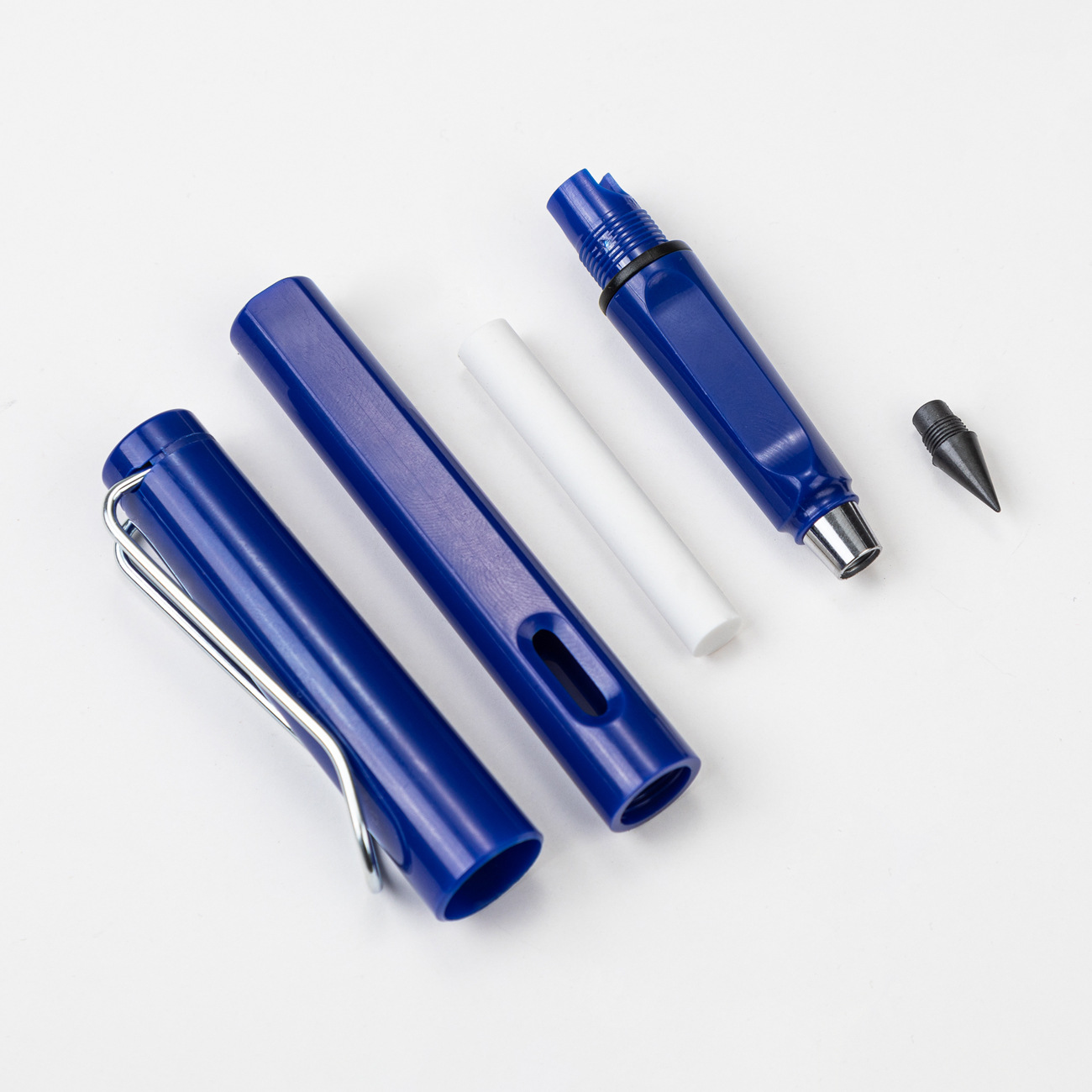 Negro tecnología eterna lápiz no hay necesidad de cortar la tinta estudiante formal práctica pintura no es fácil romper lápiz borrable