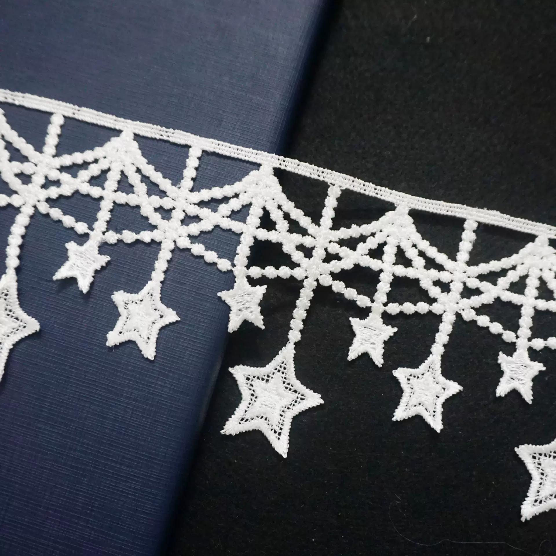 10.5cm水溶涤光绣花花边 单边 时尚礼服女装婚纱刺绣辅料DIY