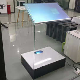 32寸透明水晶讲台触摸屏空灵一体机智能全息投影机悬浮成像飞屏