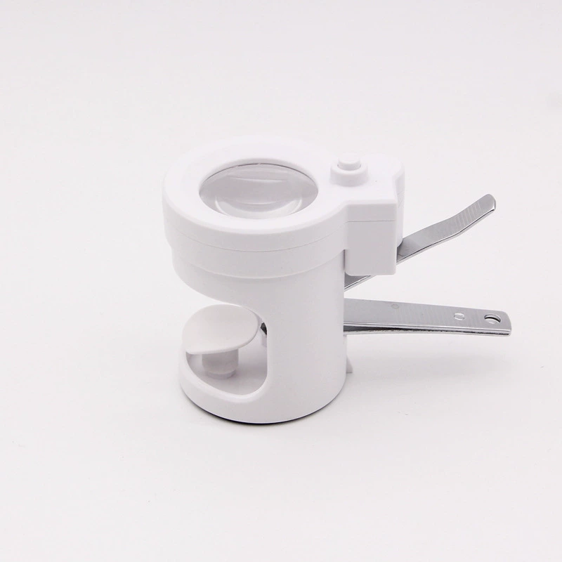 Съемные акриловые линзы со светодиодной подсветкой высокой мощности HD кусачки для ногтей увеличительное стекло для пожилых людей и детей 1713-5