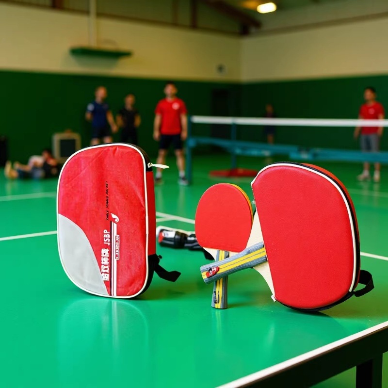 Gold Double Cup Wholesale Table Tennis Racket Set Double Racket Pair Racket Beginner Student Entertainment Two Racks Three Ball Table Tennis Racket