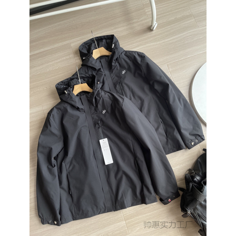 Kişi üçün kapüşonlu softshell yağış gödəkçəsi, qara, L-4XL