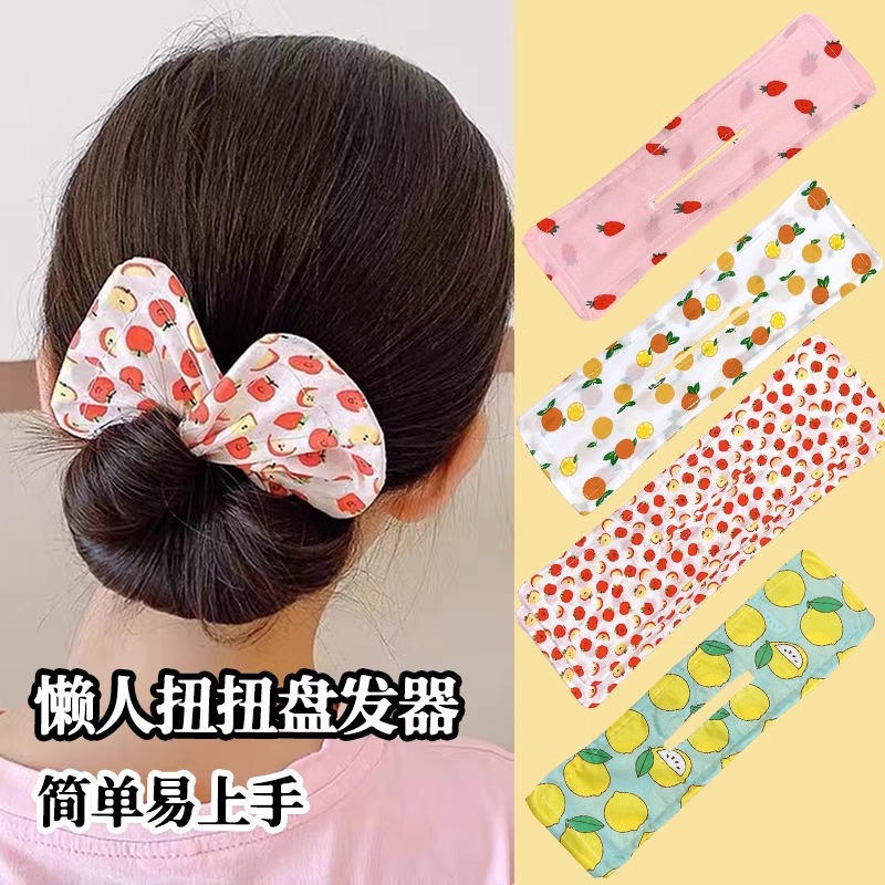Magic Twist Clip Lazy Girl Bow Hairpin Hair Clip Children's Bun Hair Styling Tool Hair Hoop Hairband