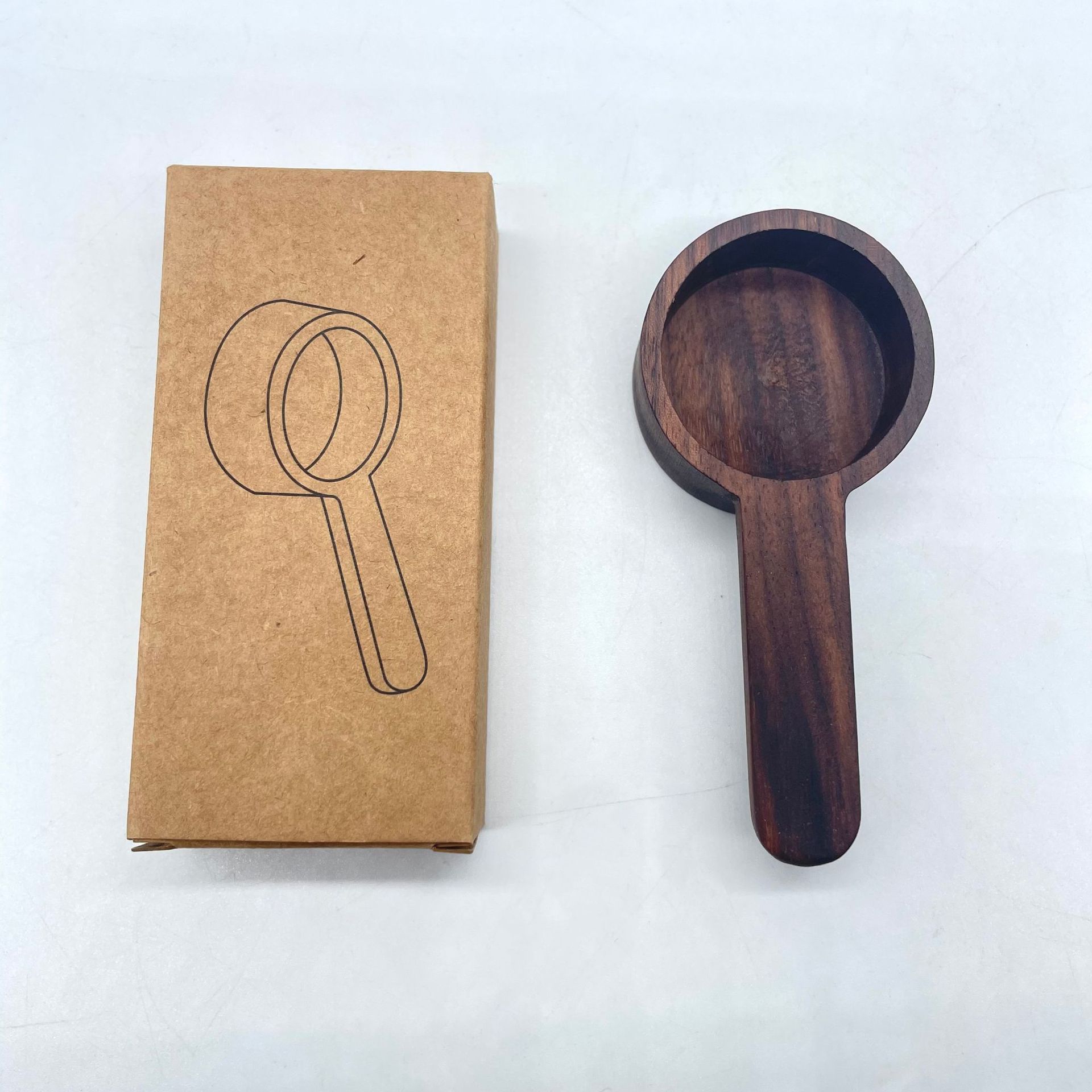 Black walnut short spoon (with box)