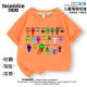Rhythm Box Sprunki Music Short-sleeved Children's Trendy T-shirt Summer Pure Cotton Big Boys and Girls Children's Wear Top