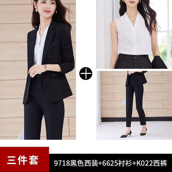Classic suit jacket, trousers, shirt
