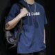Summer Men's Short-sleeved T-shirt Men's Loose Printed Trendy Simple Casual All-match Trendy Brand Short T-sleeved T-shirt for Boys