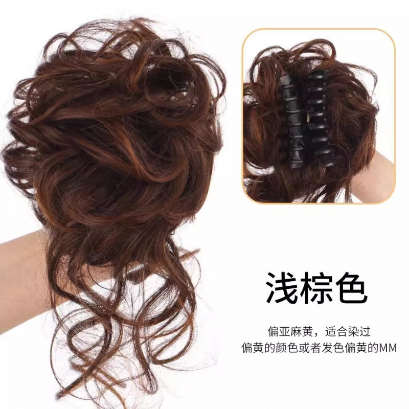 그리퍼 긴 수염 연한 갈색