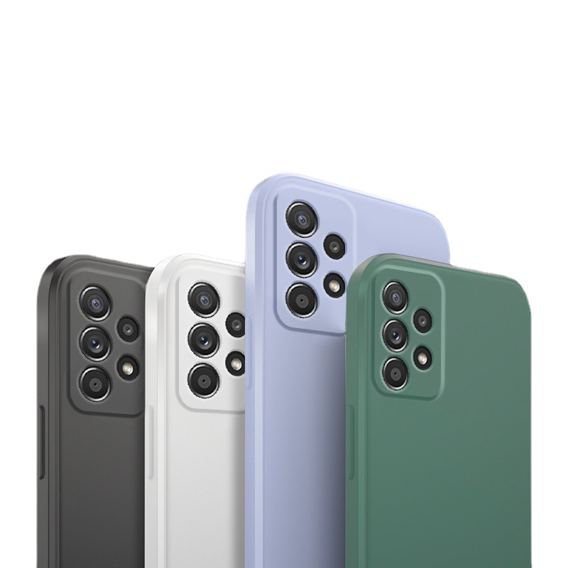 Aplicación transfronteriza Samsung A53 Rubik's Cube silicona líquida A34 funda para teléfono móvil A73 orificio fino TPU funda protectora de borde recto A56