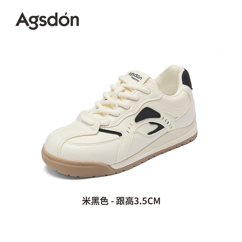 Zapatos blancos de fondo grueso para mujeres 2025 nuevos zapatos de entrenamiento de invierno gigantescos y zapatos de skate casuales de lana