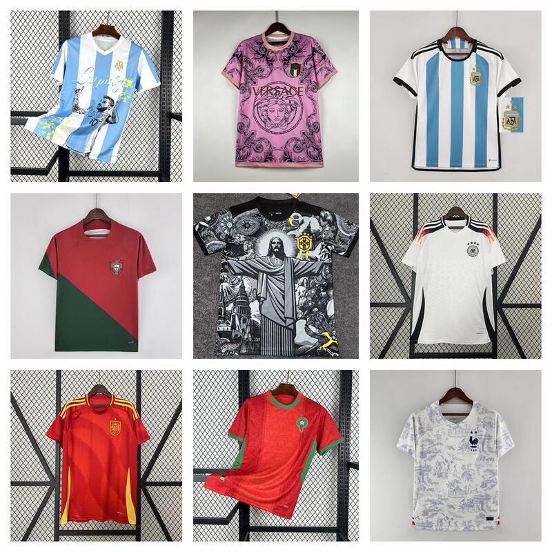 2022 World Cup Argentina France Portugal Brazil 2425 Germany Italy Scotland Norway Football Jerseys