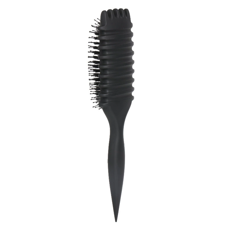 Massage Bounce Curl Comb, Wheat Straw Paddle Brush, Detangling & Styling, Multi-color