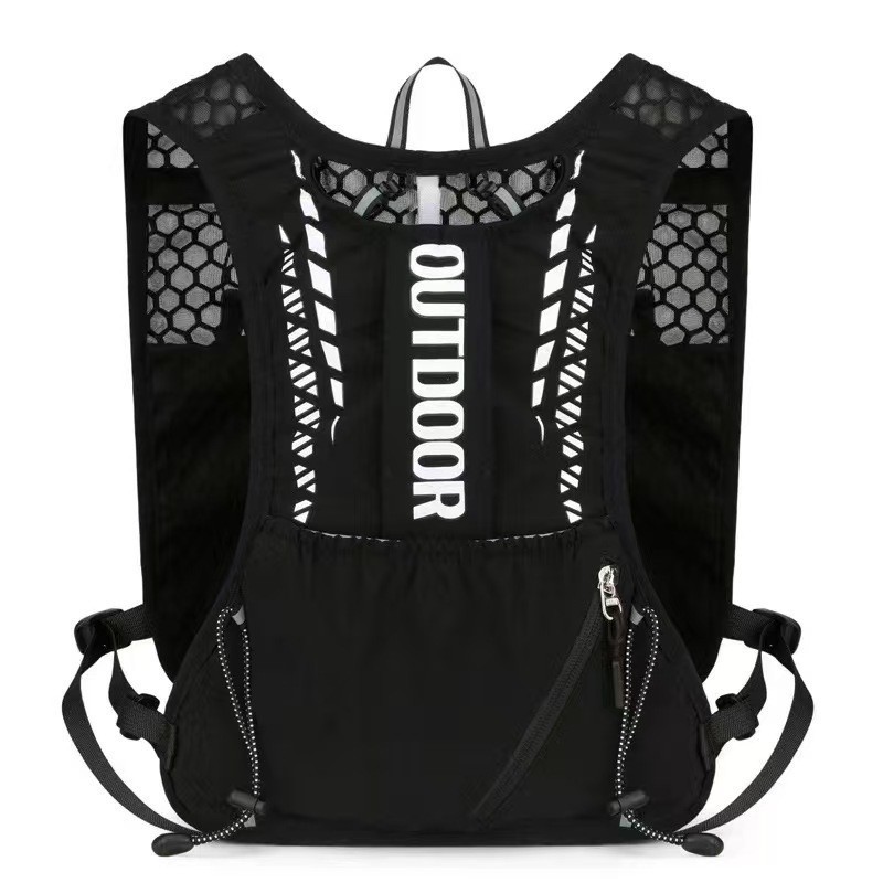 Amazon al aire libre caminando chaleco bolsa de bicicleta caminando chaleco bolsa deportiva de almacenamiento ligera bolsa de transporte en stock