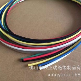 Φ4567810 Black Color Ring Ul Transparent Halogen-Free Environmentally Friendly Wire Harness Circuit Protection Heat Shrinkable Insulation Sleeve Cutting