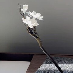 玉兰花发簪新中式国风送设计感女簪子定情信物2025高端高级感发钗