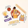 Sports basketball decorations, children's ceramics for boys and girls, jewelry, Birthday gift