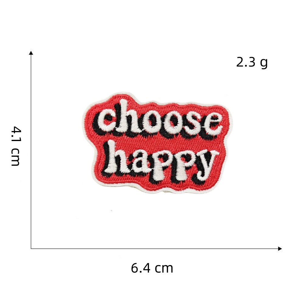 红色系列布贴1#