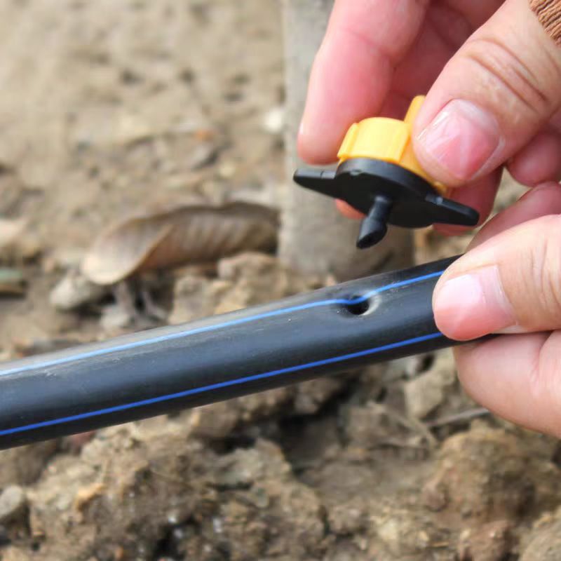 Huerto de árboles frutales 2L 4L 8L cabeza de goteo de compensación de presión jardín de riego por goteo de presión estabilizador de caudal