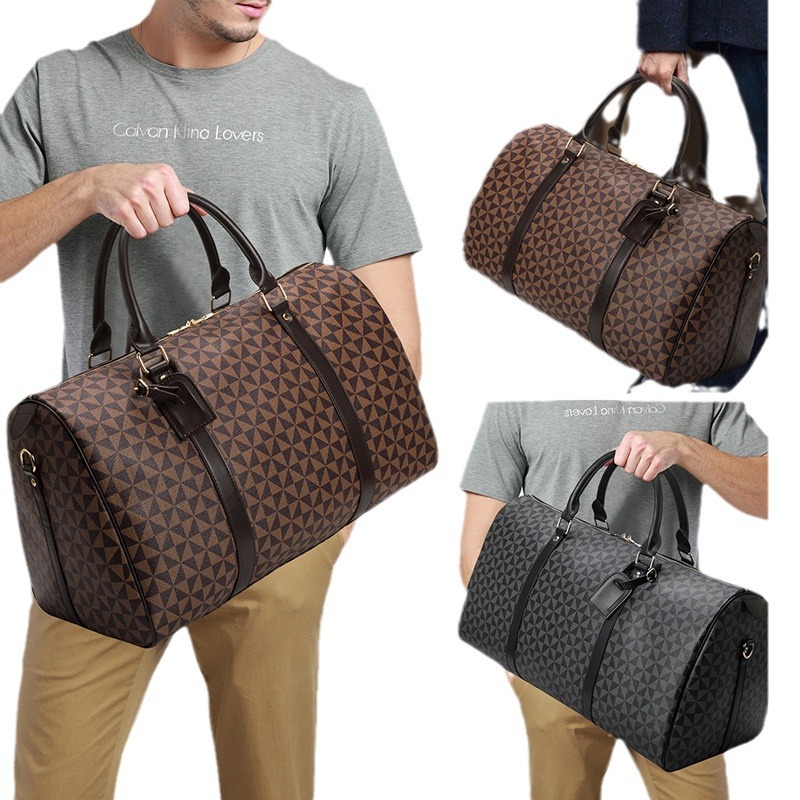 2024 New Arrival Women's Long-Distance Travel Bag, Large Capacity Handbag For Business Trips, Printed Boston Bag - Thumbnail 5