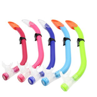 Custom children diving breathing tube semi dry diving breathing tube factory custom color packaging LOGO breathing tube