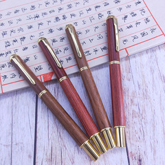 Genuine Wood Pen Student-Specific Girl-Specific Retro Pen Calligraphy Art Sharp Business Gift Teacher's Day Gift
