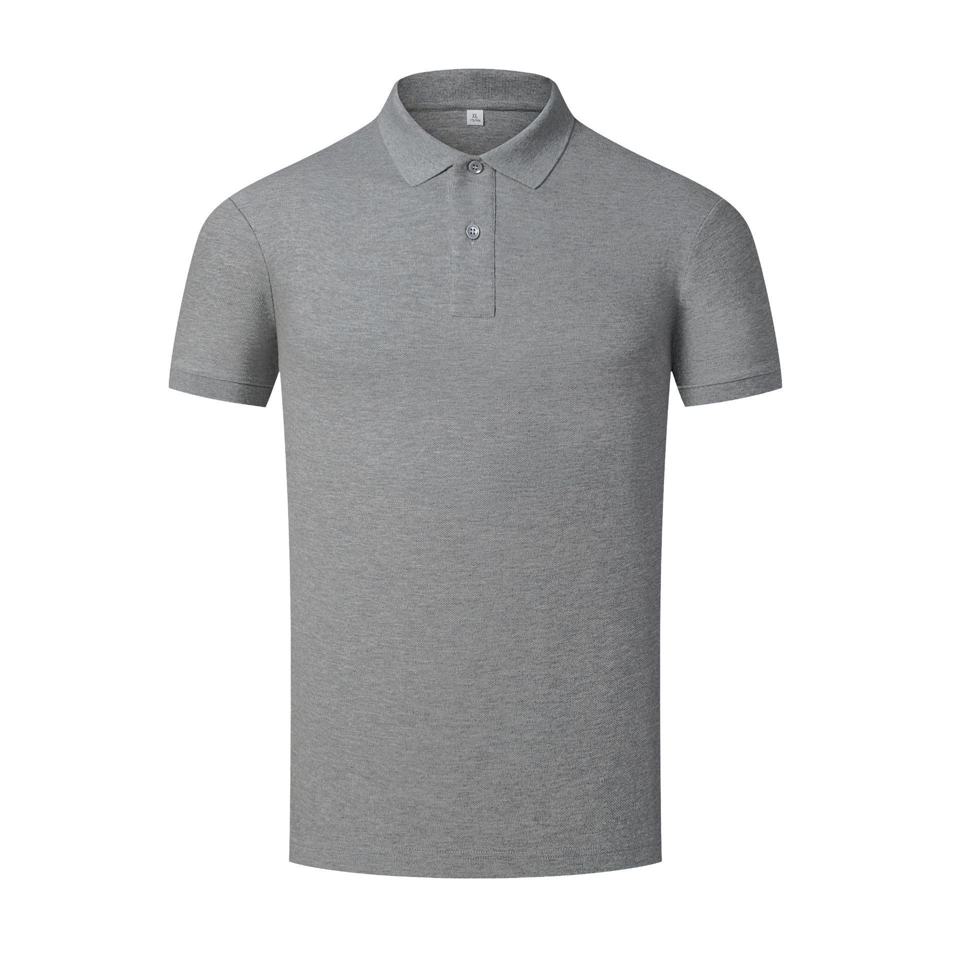 Camiseta Polo de Algodón de Color Sólido para Hombre y Mujer, Estilo Informal de Negocios, Venta al por Mayor de Fábrica, Manga Corta, Estilo Básico de Verano, BYB0020 Chino-Alemán