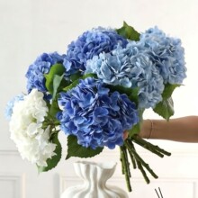 保湿手感大绣球仿真花196片绣球假花客餐厅装饰婚庆花艺高端花束