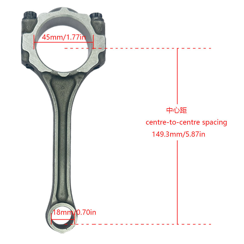 13201-B9095 2NR is suitable for Toyota engine 2NR-VE car connecting rod